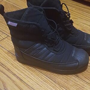 adidas Super Star 360  Black Snow Boots